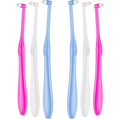 Buy 6 Pieces Tuft Toothbrush Tufted Brush End-Tuft Tapered Trim ...