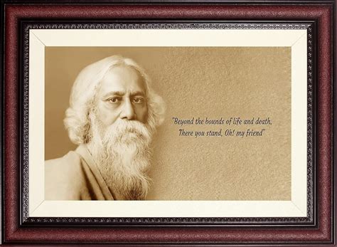 STUDIO AVINASH Rabindranath Tagore Poet Wall Hanging 1 5 Inches Framed ...