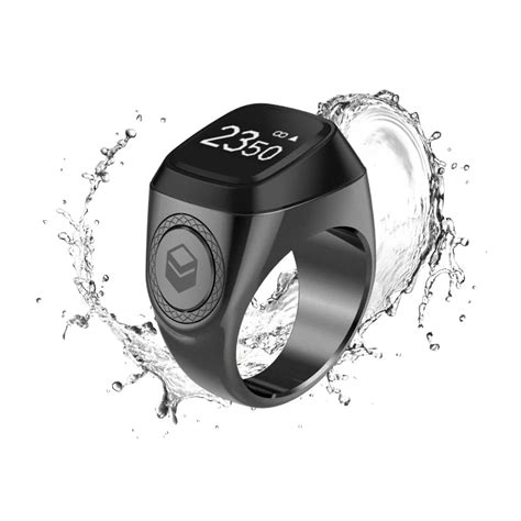 Buy iQIBLA Smart Tasbih Zikr Ring, Muslim Prayer, Prayer timing ...