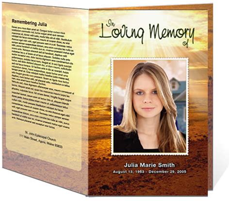 Image result for Funeral Programs