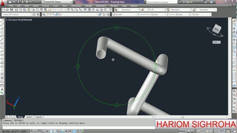 Image result for 3D AutoCAD Pipe Tutorial