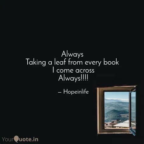 Always Taking a leaf fro... | Quotes & Writings by Amulya bathini ...