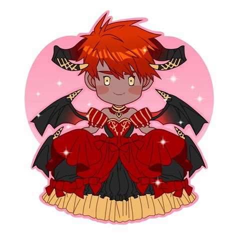 obey me sticker — diavolo in a gown | Obey me!, Anime guys, Chibi