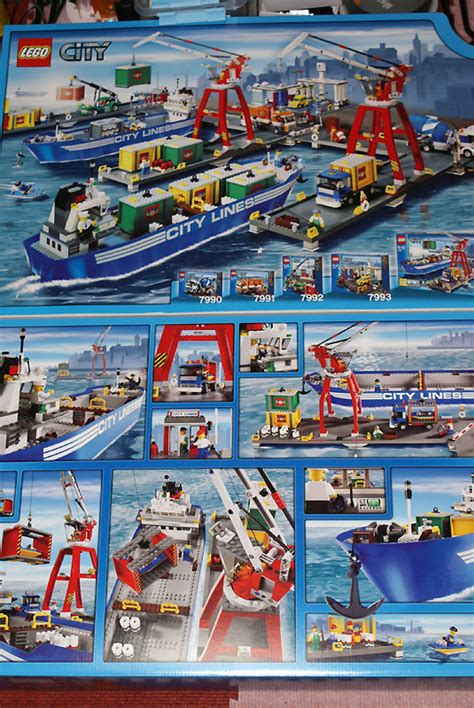LEGO; An original vintage Lego City 7994 City Lines Shipping Dockside ...