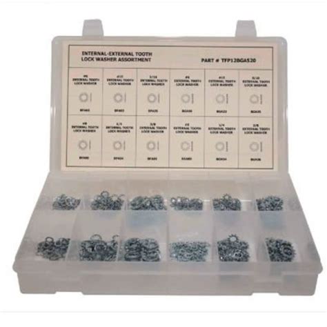 Titan Fasteners 520 Piece Internal/External Tooth Lock Washer ...