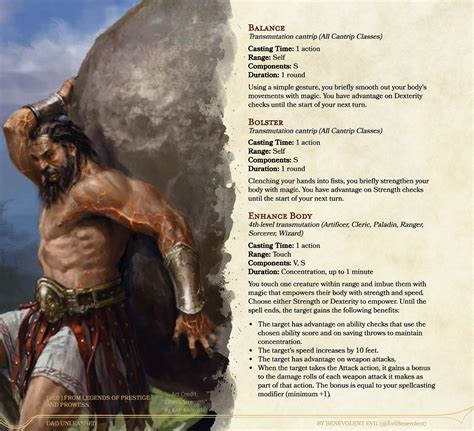 New Spells: For Strength and Dexterity — DND Unleashed: A Homebrew ...