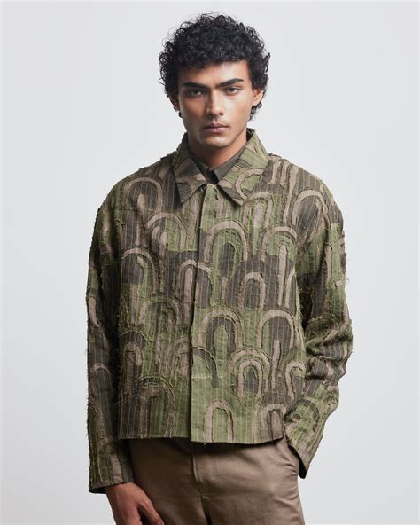 FRAY APPLIQUE MULTI ARCH JACKET – countrymade.in