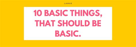 How to Be Basic 的图像结果