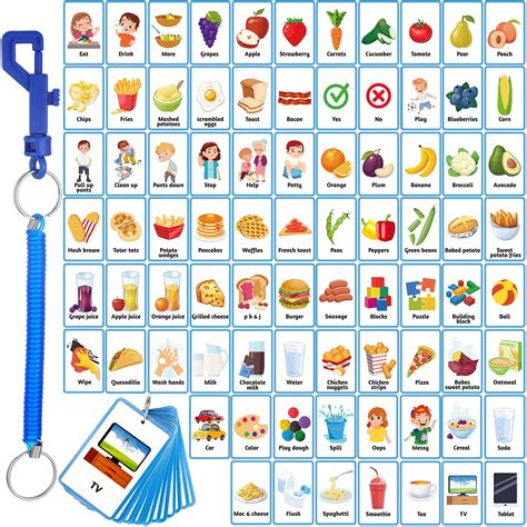 Equsion 81 Pcs Autism Communication Cards Nonverbal Communication Board ...