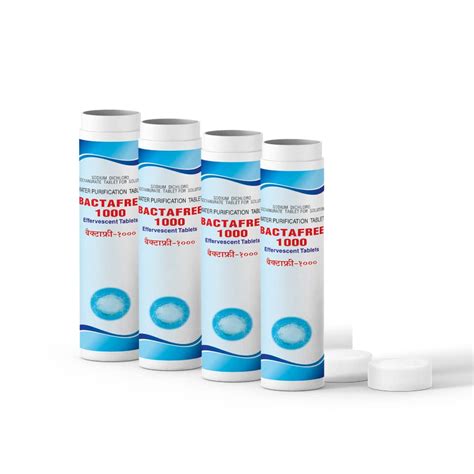 Bactafree 1000 Water Purification Tablets Disinfectant Tablet For ...