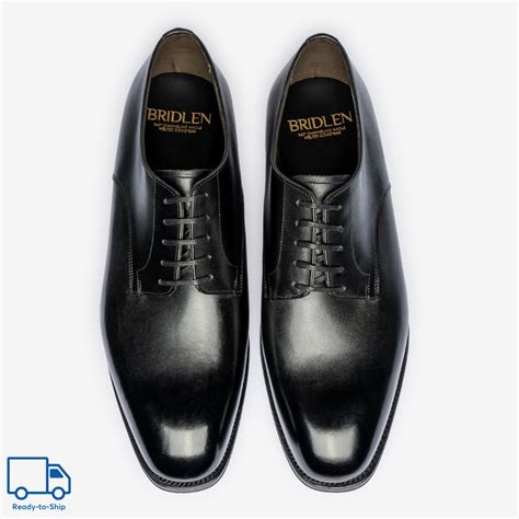 Plain Derby - Black - Char Last - RTW – Bridlen