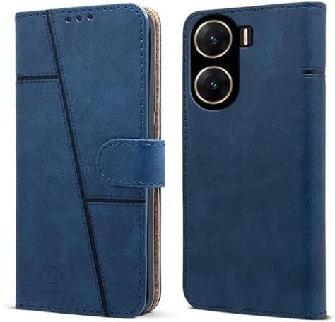 Jkobi Flip Cover Case for Vivo V29e 5G (Stitched Leather with Magnetic ...