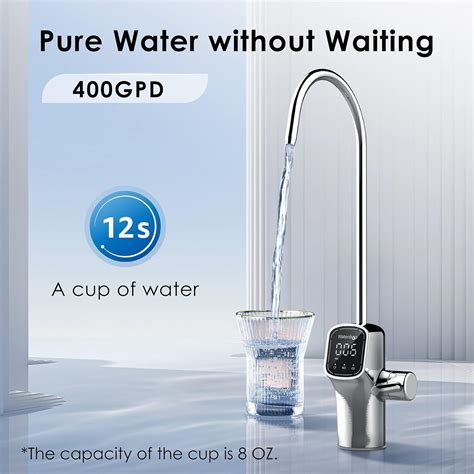 Buy Waterdrop G3 Reverse Osmosis System, NSF Certified, Tankless RO ...