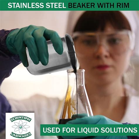 Edu-Labs Stainless Steel Beaker - Low-Form Chemistry India | Ubuy