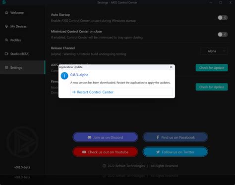 Image result for Axis Control Panel