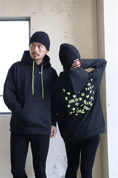 【LUXE/R】モノグラム 発泡プリント プルオーバー パーカー（45218） | LUXE/R