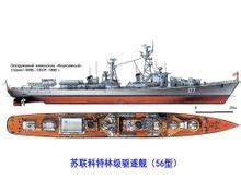 中苏导弹驱逐舰的“鼻祖”——56型驱逐舰_【快资讯】