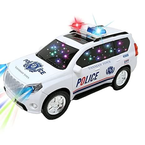 Buy D Pluse Musical Police Car Toy with Siren and Lights for Kids Boys ...