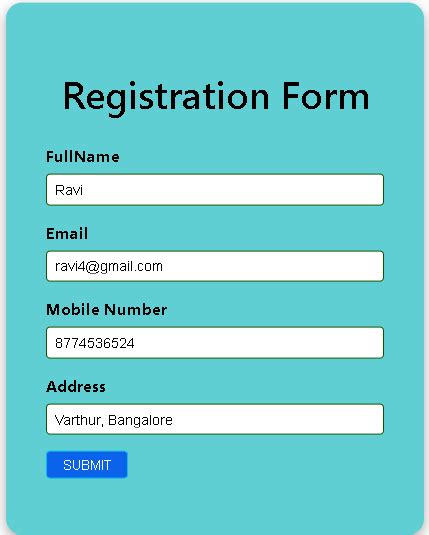 How to Use a Form with MySQL JS 的图像结果