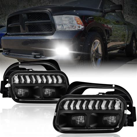 Amazon.com: SINYATO INDUST LED Fog Lights for Dodge Ram 2009-2012 1500 ...