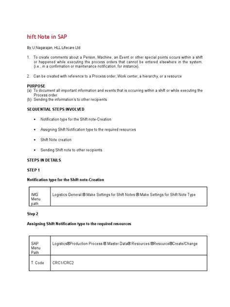 Image result for SAP ShiftNote