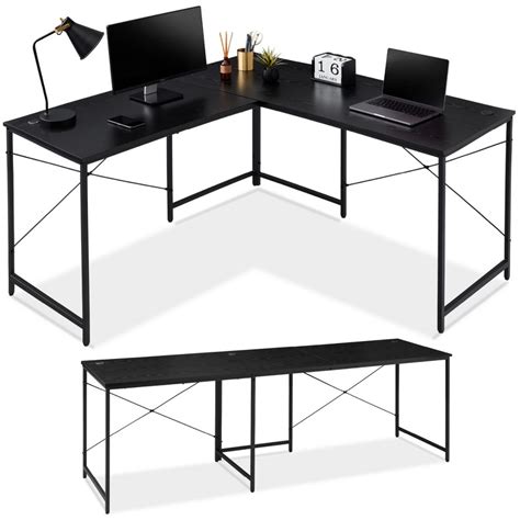 Modular L-Shaped Desk, Corner Workstation for Home India | Ubuy