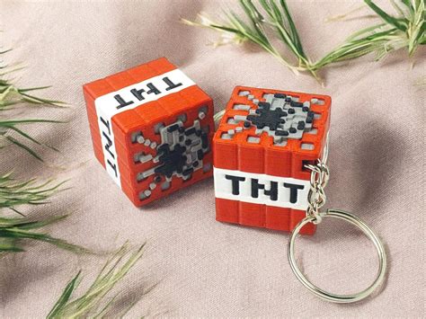 Image result for TNT Keychain Minecraft