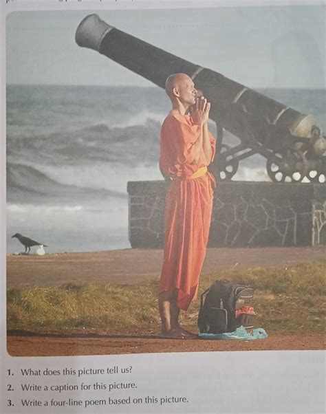 1. What does this picture tell us? 2. Write a caption for this picture ...