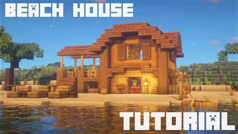 Image result for Beachy Minecraft House Tutorial