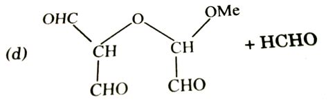The products of periodic acid oxidation of the given compound are