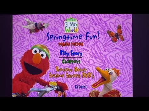 Image result for Elmo Bird World Springtime Fun DVD