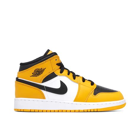 Air Jordan 1 Mid Reverse Yellow Toe GS | 554725-701 | Laced