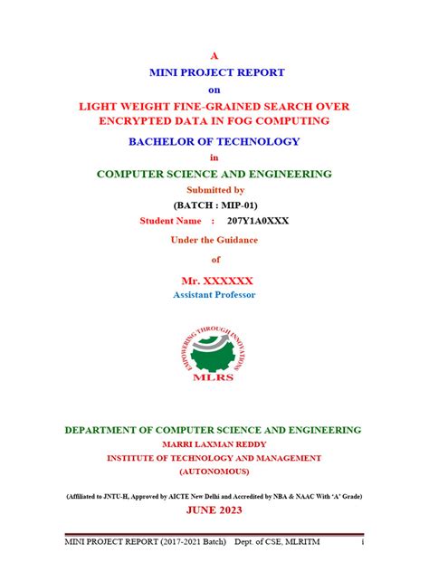 Image result for Sample Format for Project Work