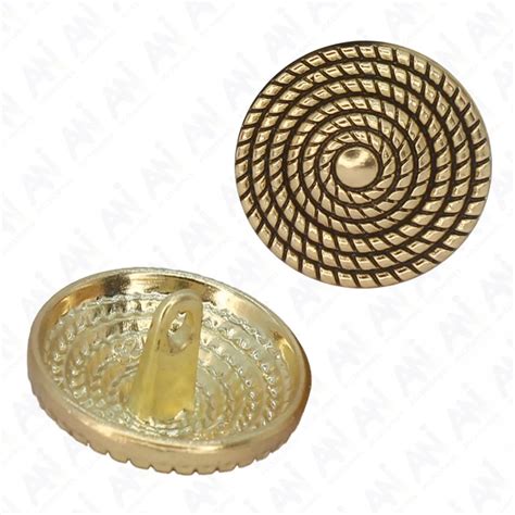 Textured Dome Metal Buttons | 15mm, 21mm & 23mm – Ani Accessories