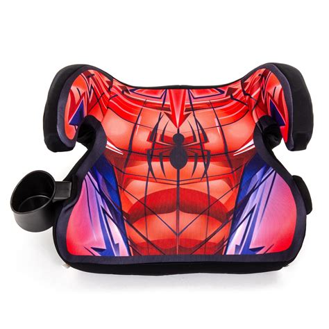 KidsEmbrace Backless Booster Car Seat, Marvel Spiderman Web, Red ...