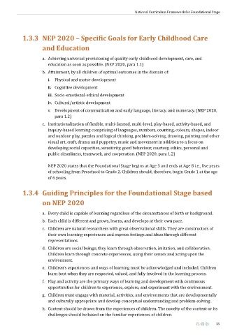 Page 35 - National Curriculum Framework for Foundational Stage 2022