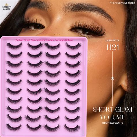 H21 - 20 Pairs False Eyelashes Set