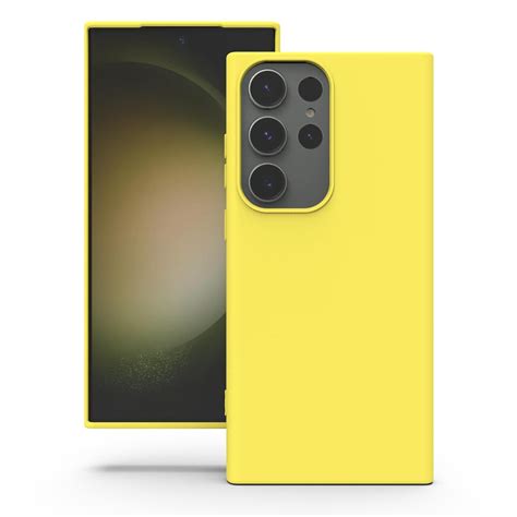 YATWIN Silicone Back Case for Samsung Galaxy S23 Ultra, Soft-Touch ...