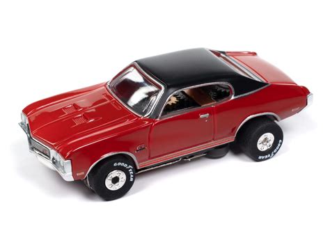 Auto World Thunderjet 1970 Buick GS Fire Red HO Scale Slot Car – Turn One Hobbies