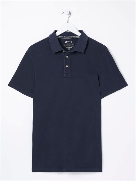 Buy FatFace Navy Blue Pique Polo Shirt from the Next UK online shop