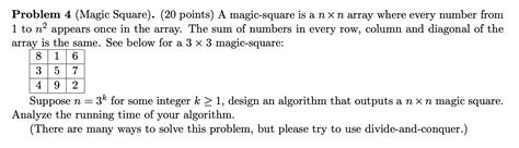 Image result for Magic Square Problem in Python