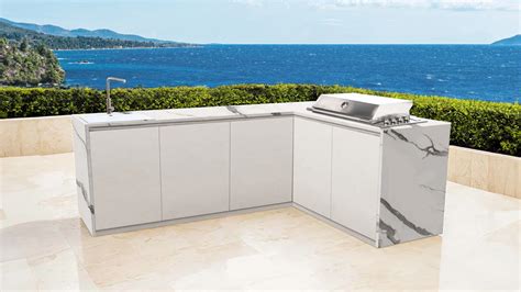 How to Design a L Shaped Outdoor Kitchen? FESFOC