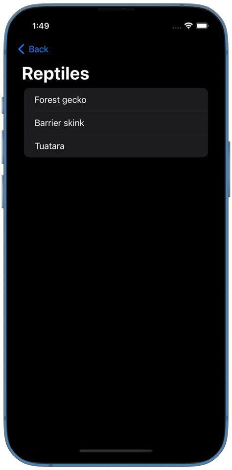 Swift UI Navigation Link Destination 的图像结果