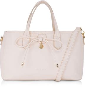 Buy Caprese Women Beige Satchel Frost Online @ Best Price in India ...