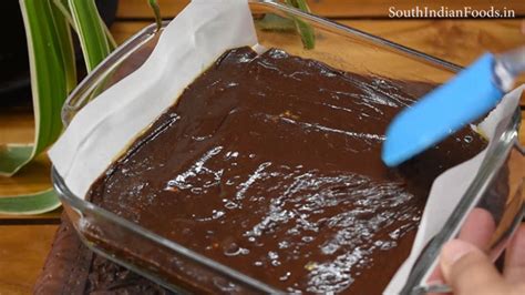 Chocolate mysore pak-How to make-step by step photos & Video