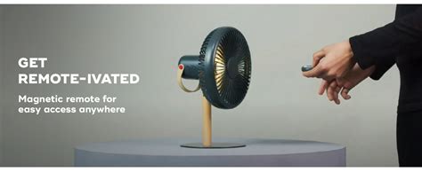 Buy NUUK LIT v2 Cordless & Rechargeable 7 Inch Table Fan with Night ...