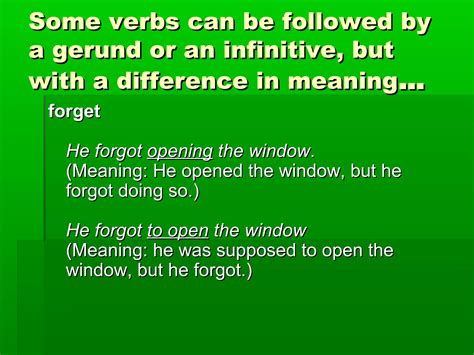 Gerundsvsinfitives | PPT