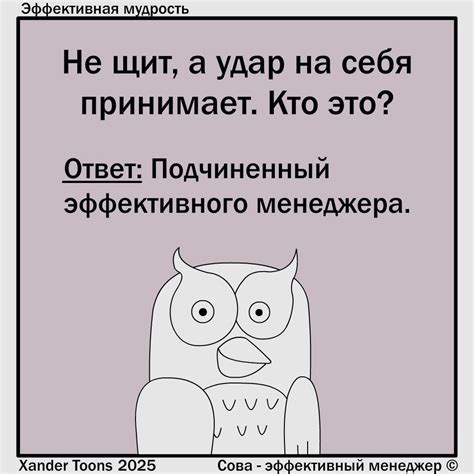 Мудрость от эффективной Совы(в виде загадки!) на случай жалоб. / Xander ...