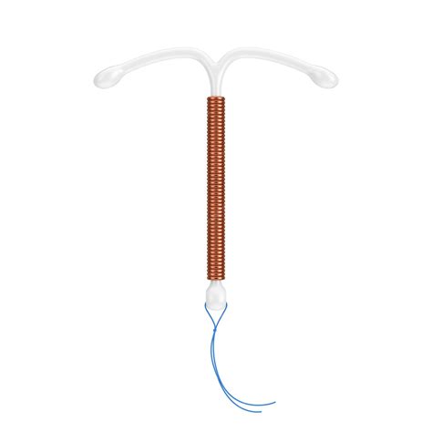 Premium Photo | Birth Control Concept T Shape IUD Copper Intrauterine ...