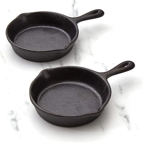 Amazon.com: Mini Cast Iron Skillets for Single Dishes and Desserts ...